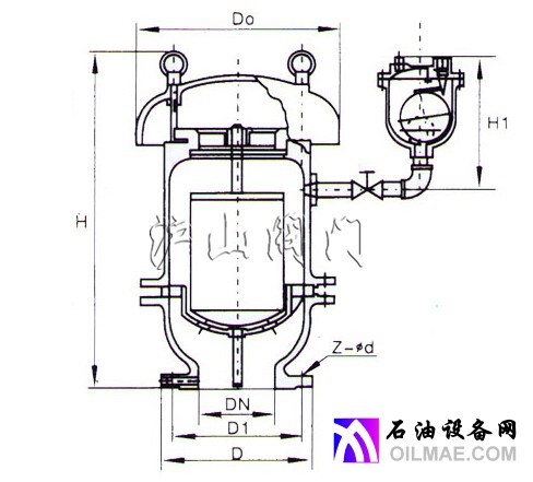 FGP4X复合式高速排气阀结构图